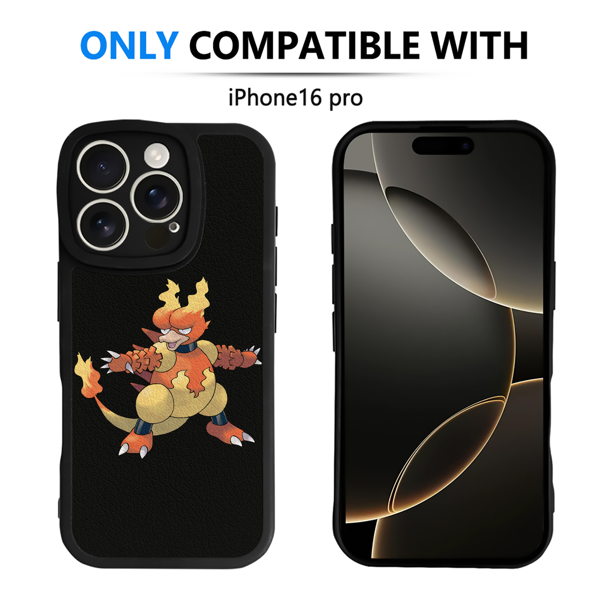 （画像用） ポケットモンスター Pokémon 【iPhone 16シリーズ対応】シリコンスマホケース（レザー調） 材質：シリコン